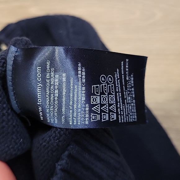 Tommy Hilfiger jersey 6-9m navy - Picture 4 of 4